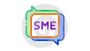 Sme In Talking Quote Frames Icon Animation