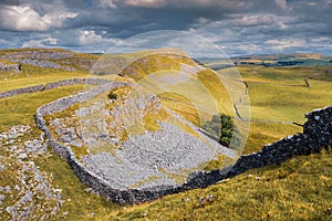 Smearsett Scar from above Feizoe near to settle in the yorkshire dales