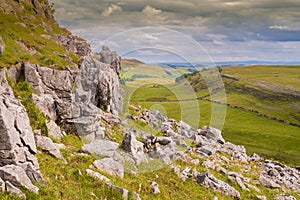 Smearsett Scar from above Feizoe near to settle in the yorkshire dales