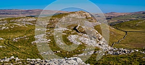 Smearsett Scar from Pot scar above feizor in the Yorkshire Dales