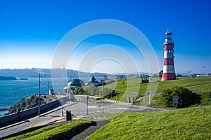 Smeaton`s Tower On Plymouth Hoe...