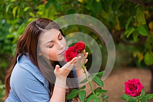 Smelling the roses