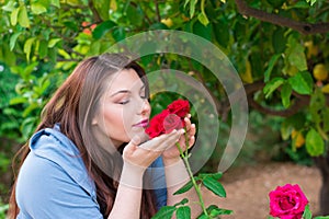 Smelling the roses