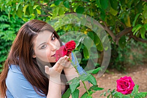 Smelling the roses