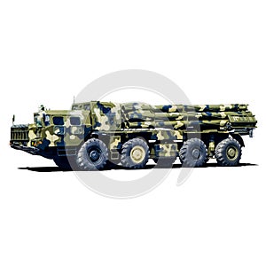 Smerch Multiple Launch Rocket System MLRS