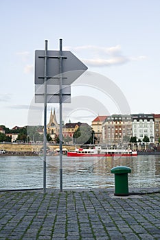 Smichov embankment, Prague, Czech Republic photo