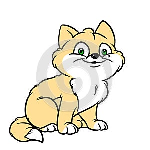 Smile cat animal character fun illustration cartoon