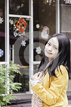 Smile chinese girl