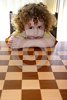 Smile Curly Boy & Chess