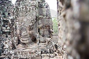 Smile face in Angkor Thom, Siem Reap, Cambodia