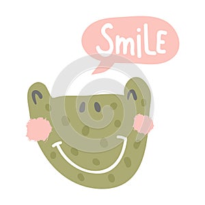 Smile frog