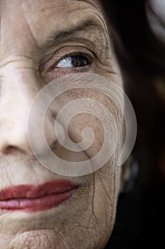 Smile of the old age photo