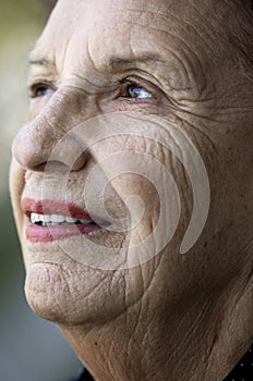Smile of the old age photo