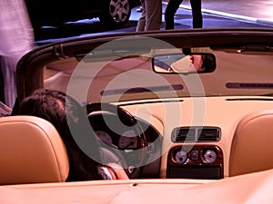 Smile in the rear view mirror