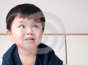 Smile toddler boy portrait