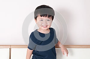 Smile toddler boy portrait