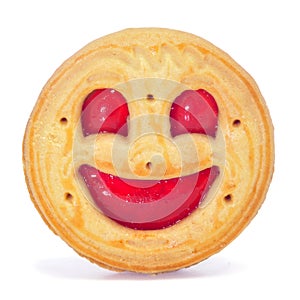 Smiley biscuit photo