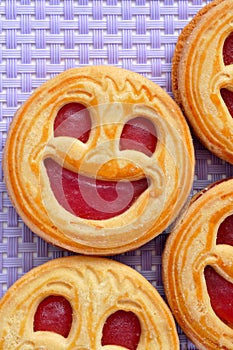 Smiley biscuits