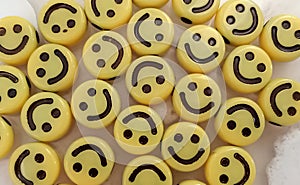 Smiley Emoji Pattern Craft Beads