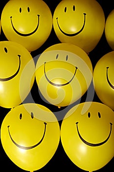 Smiley face balloons