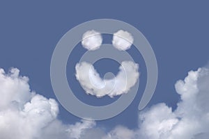 Smiley Face Clouds photo