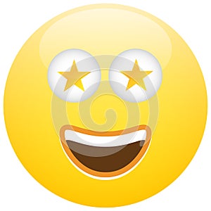 Smiley Face Emoticon Celebrity Star