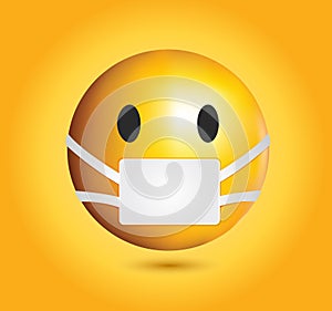 Smiley face emoticon vector.