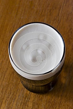 Smiley face in a Pint of Stout