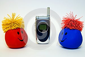 Smiley Faces and Cellphone