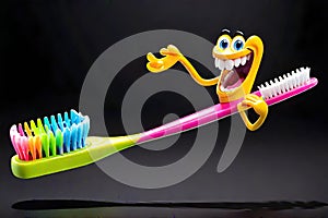 Smiley toothbrush personal mouth teeth brushing dental care