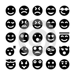 Smiley Vector Icons 1