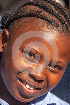 Smiling african child