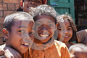Smiling African children