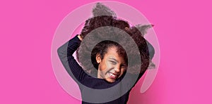 Smiling african girl. Smile little african american girl. African American girl smile and curly hair. Laughing cute afro