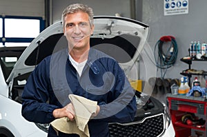 Smiling Auto Mechanic