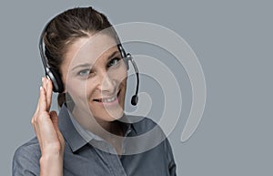 Call center and customer support operator