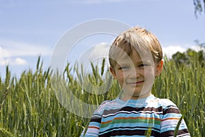 Smiling boy