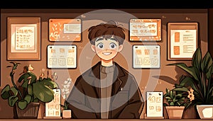 AI-Generated Character Illustration