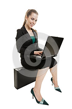 Smiling business woman