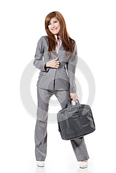 Smiling business woman