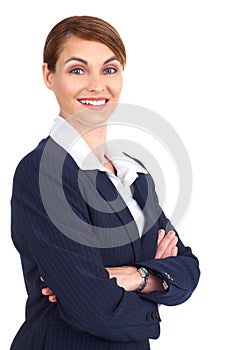 Smiling business woman