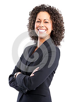 Smiling business woman