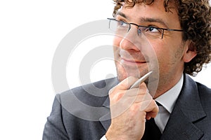 Smiling businessman