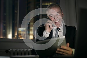 Smiling businessman