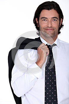 Smiling businessman
