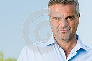 Smiling businessman portrait