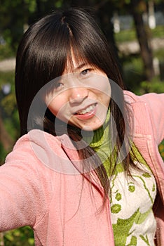 Smiling Chinese girl