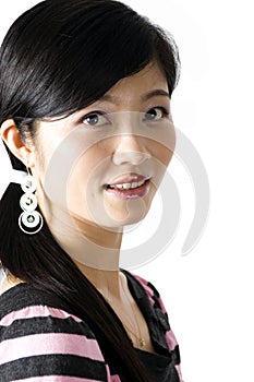 Smiling Chinese girl - portrait