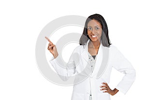 Smiling confident female doctor, healthcare professional