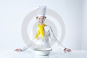 Smiling cook